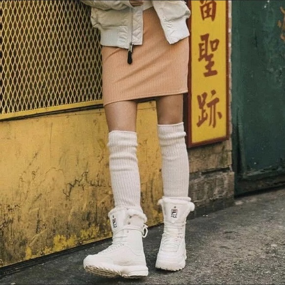 Fila Disruptor Shearling Fold Over Boot #Cybermondaysale - Picture 7 of 10